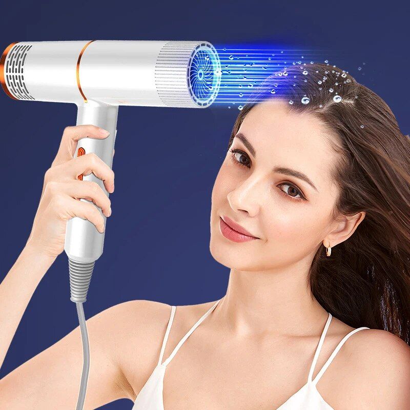 Ionic Hair Dryer with Dual Temperature Control - Professional Hot & Cold Air Styler