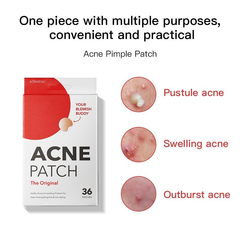 36 Patches/Box Hydrocolloid Acne Pimple Patch