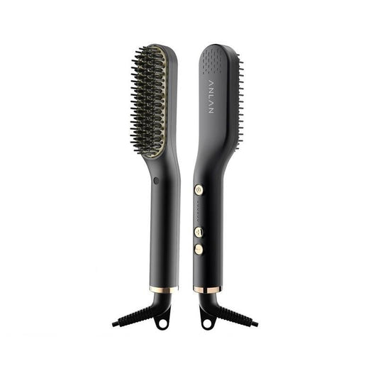 Multi-Functional Quick Heat Beard and Hair Straightening Brush