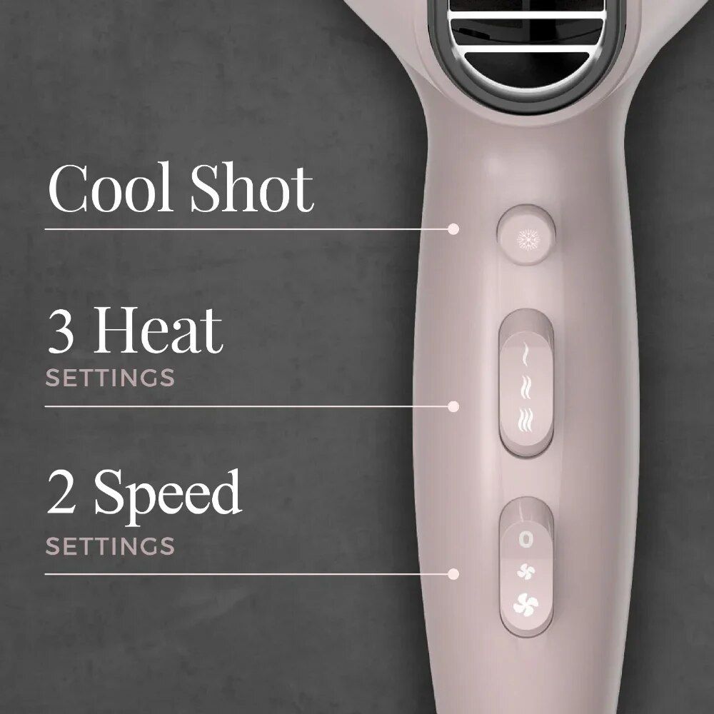 Advanced Ceramic Ionic Hair Dryer with Multi-Attachments for Versatile Styling