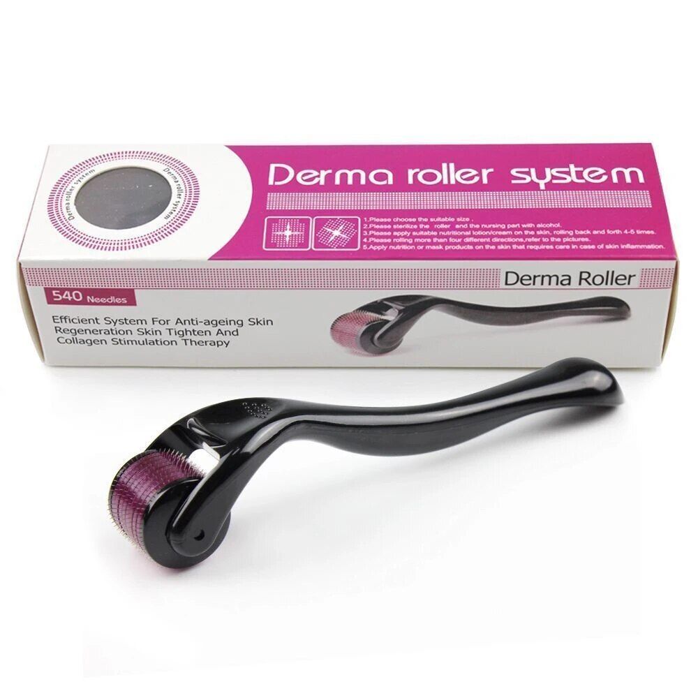 Titanium Micro Needling Derma Roller for Hair and Beard Regrowth