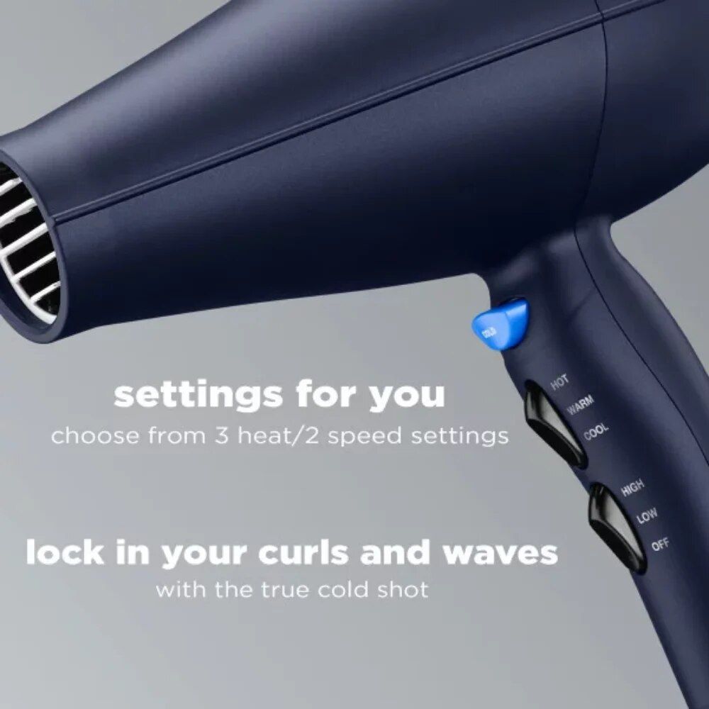 1875 Watt Texture Styling Hair Dryer for Natural Curls and Waves